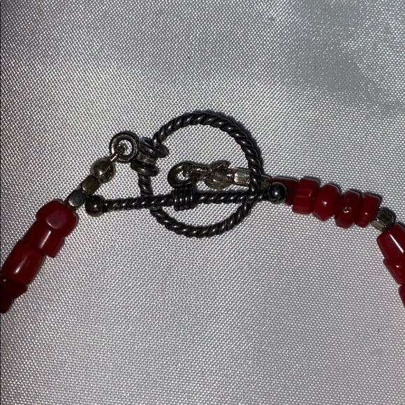 Price Firm!! Red Coral & .925 Sterling Silver - Picture 8 of 8